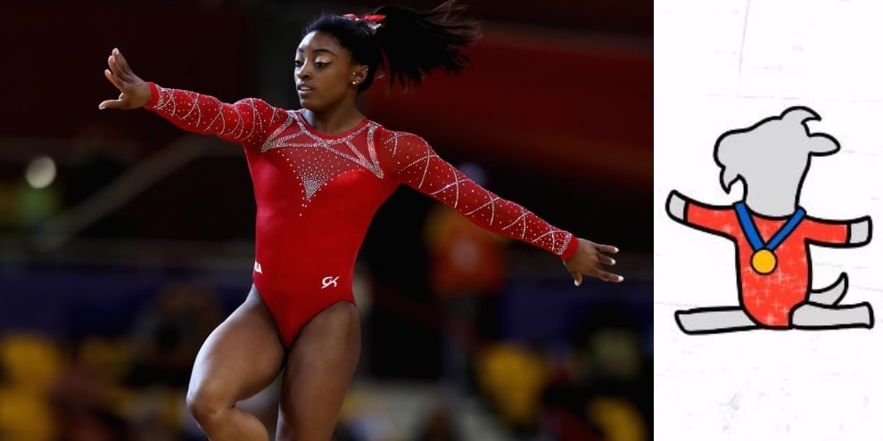 Tokyo2020: Twitter regala un'emoji personalizzata a Simone Biles