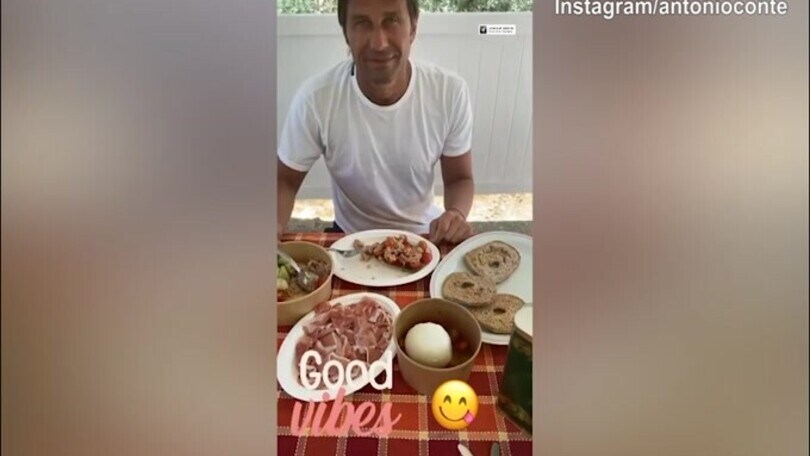 Il pranzo di Antonio Conte per tenersi in forma