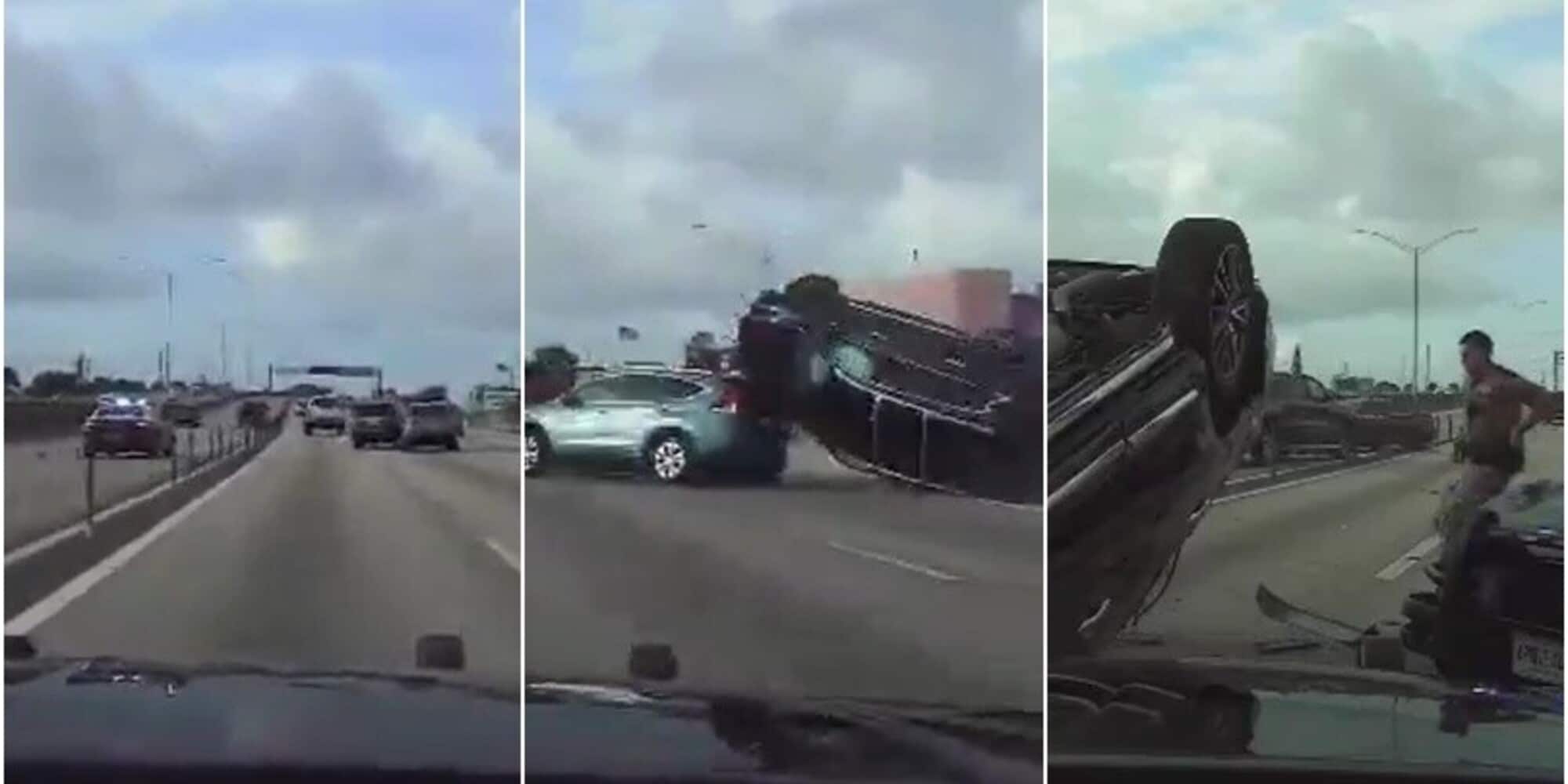 Rubano un Suv e scappano: ribaltamento da film per i 5 adolescenti VIDEO