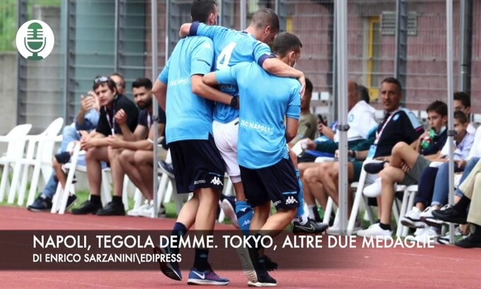 Napoli, tegola Demme. Tokyo, altre due medaglie