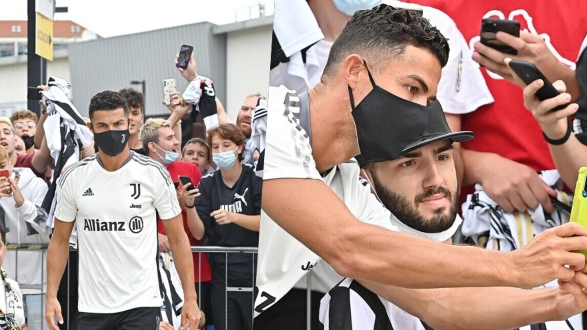 Juve, tifosi impazziti per l'arrivo di Ronaldo al J Medical