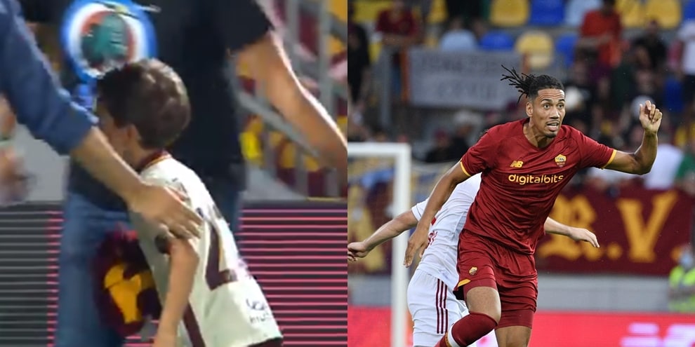 Roma, il regalo di Smalling al "piccolo Zaniolo" emoziona il web
