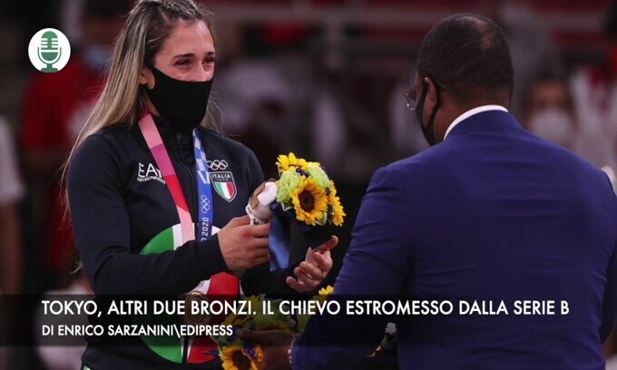 Tokyo, altri due bronzi. Il Chievo estromesso dalla Serie B