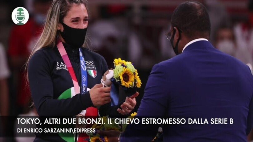 Tokyo, altri due bronzi. Il Chievo estromesso dalla Serie B