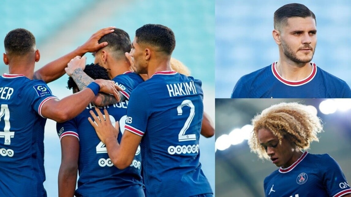 Psg-Siviglia, gol di Icardi e sprazzi di Xavi Simons