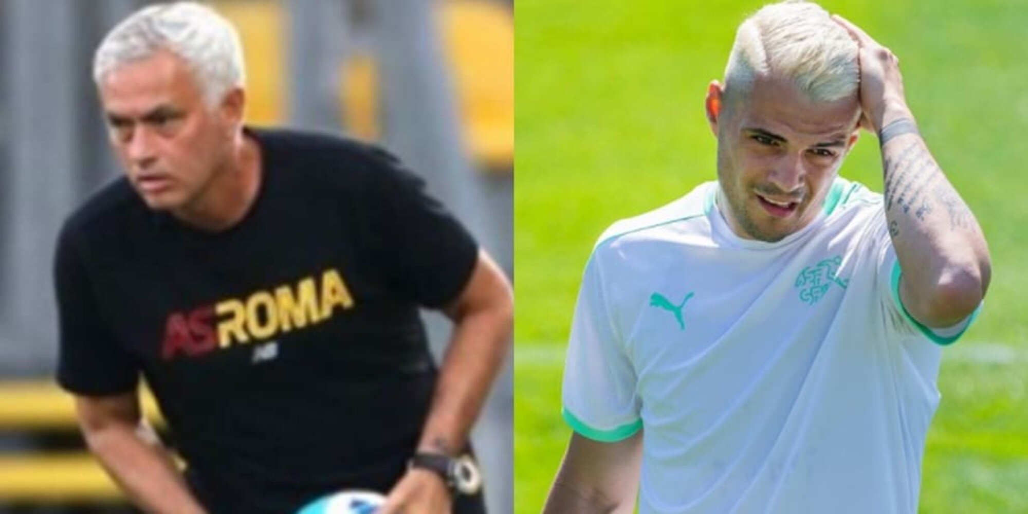 Xhaka, il saluto commosso e il commento di Mourinho