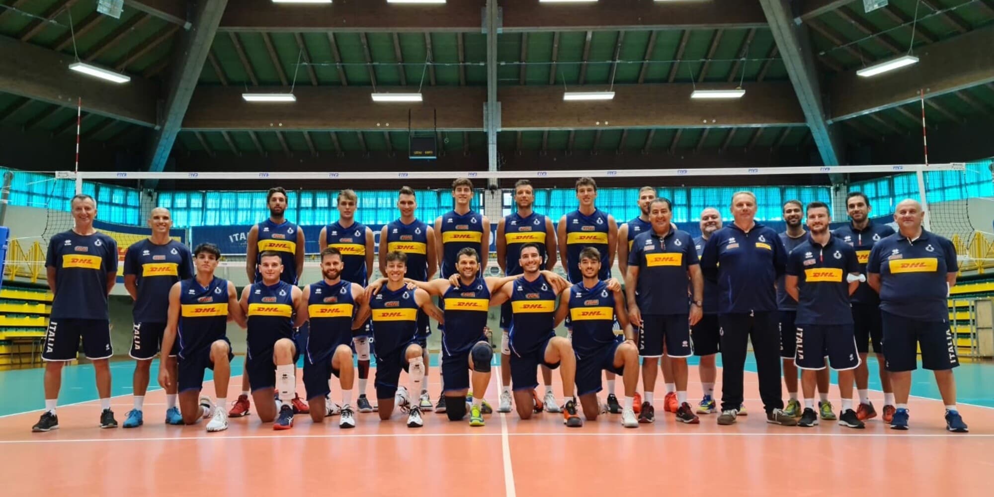 Il gruppo azzurro di De Giorgi al lavoro a Mantova