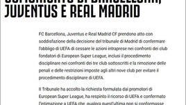 Juve, Real Madrid e Barcellona: "Avanti con la Superlega"