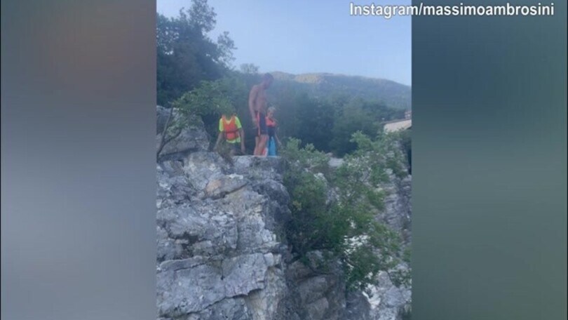 Massimo Ambrosini e il volo della "paura"