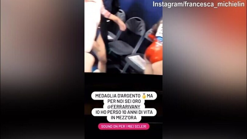 Francesca Michielin esulta per Vanessa Ferrari!