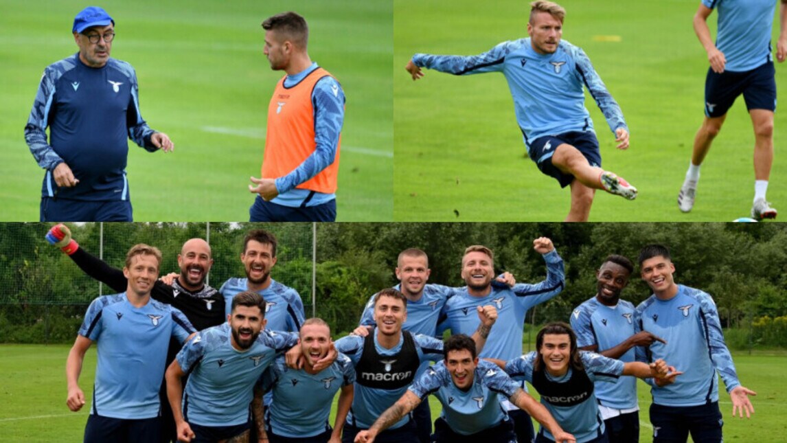 Lazio, Sarri catechizza Milinkovic. Immobile vince la partitella