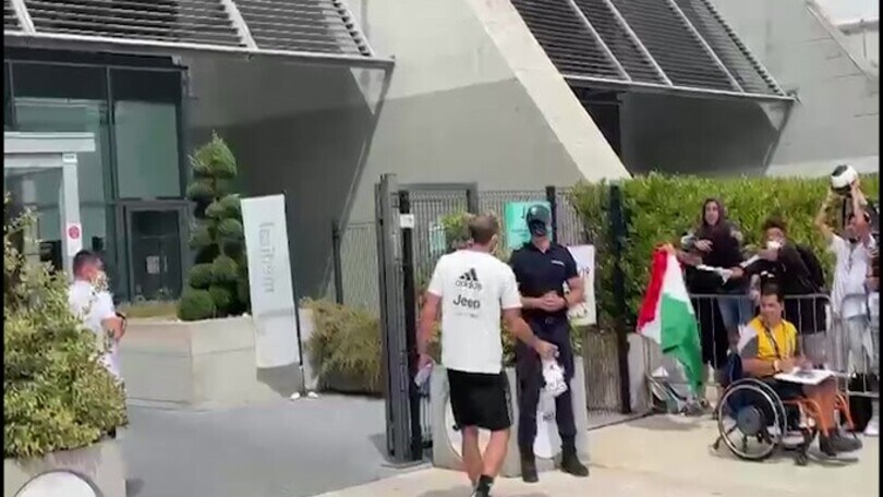 Juve, grande accoglienza per Chiellini
