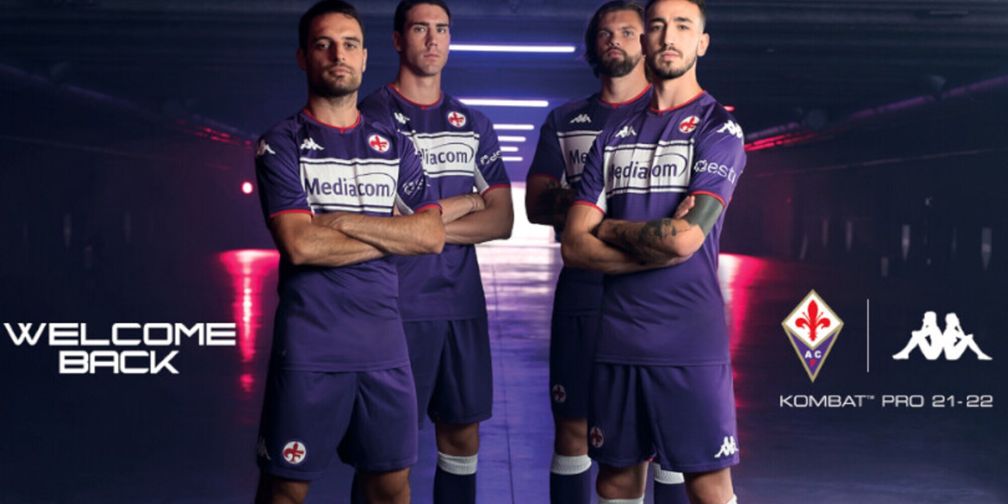 Fiorentina, ecco le nuove maglie dal sapore degli anni '80