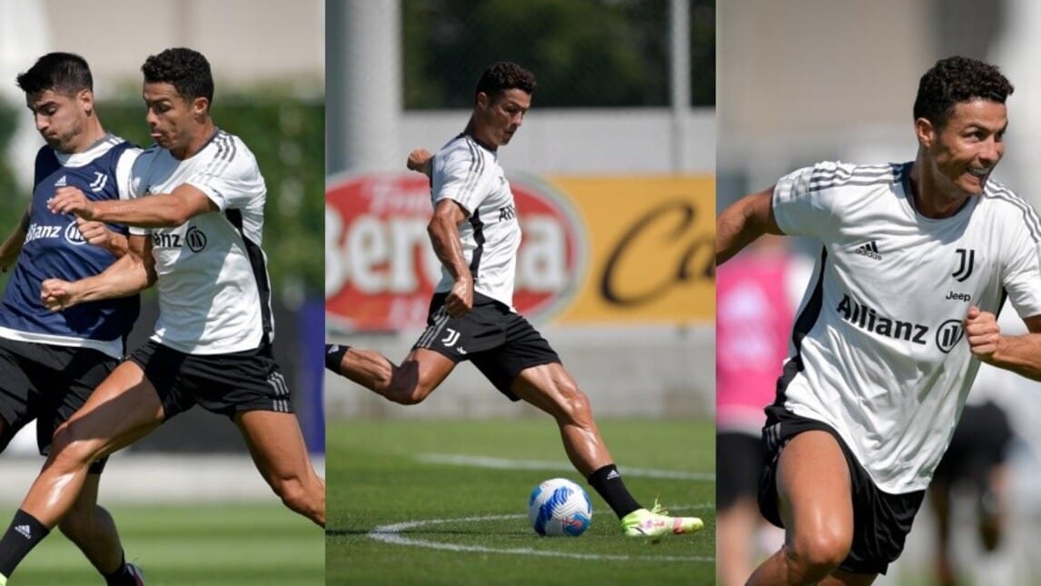 Juve, Ronaldo sfida Morata e poi esulta