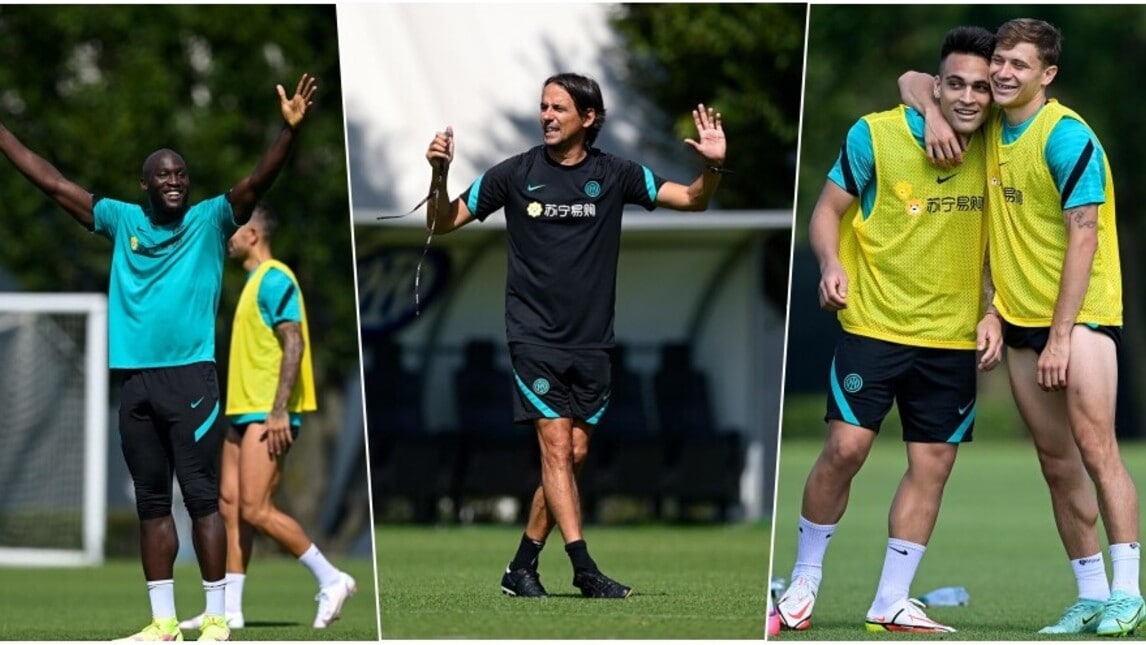 Inter, Lukaku non pensa al Chelsea: sorrisi e scherzi con Inzaghi