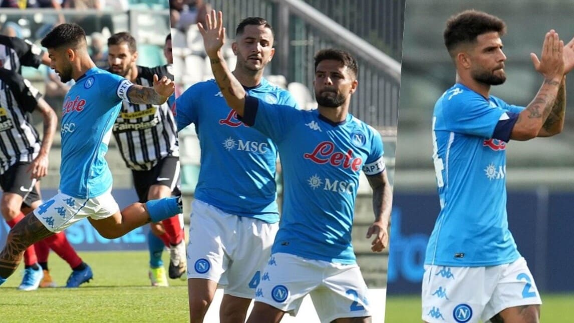 Insigne trascina il Napoli e si prende l'ovazione dei tifosi