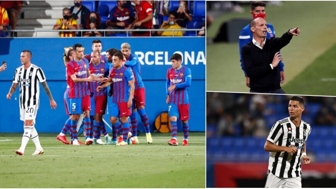 Che batosta per la Juve di Allegri con il Barcellona!