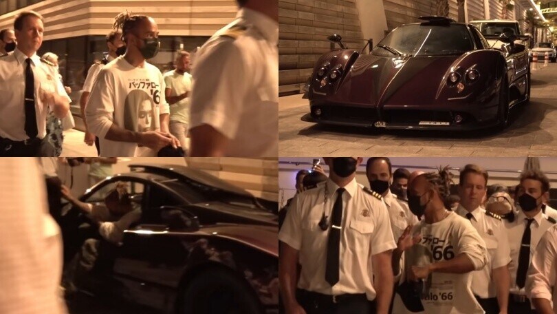 Lewis Hamilton: a bordo della sua Pagani Zonda 760 LH tra le strade di Monte Carlo