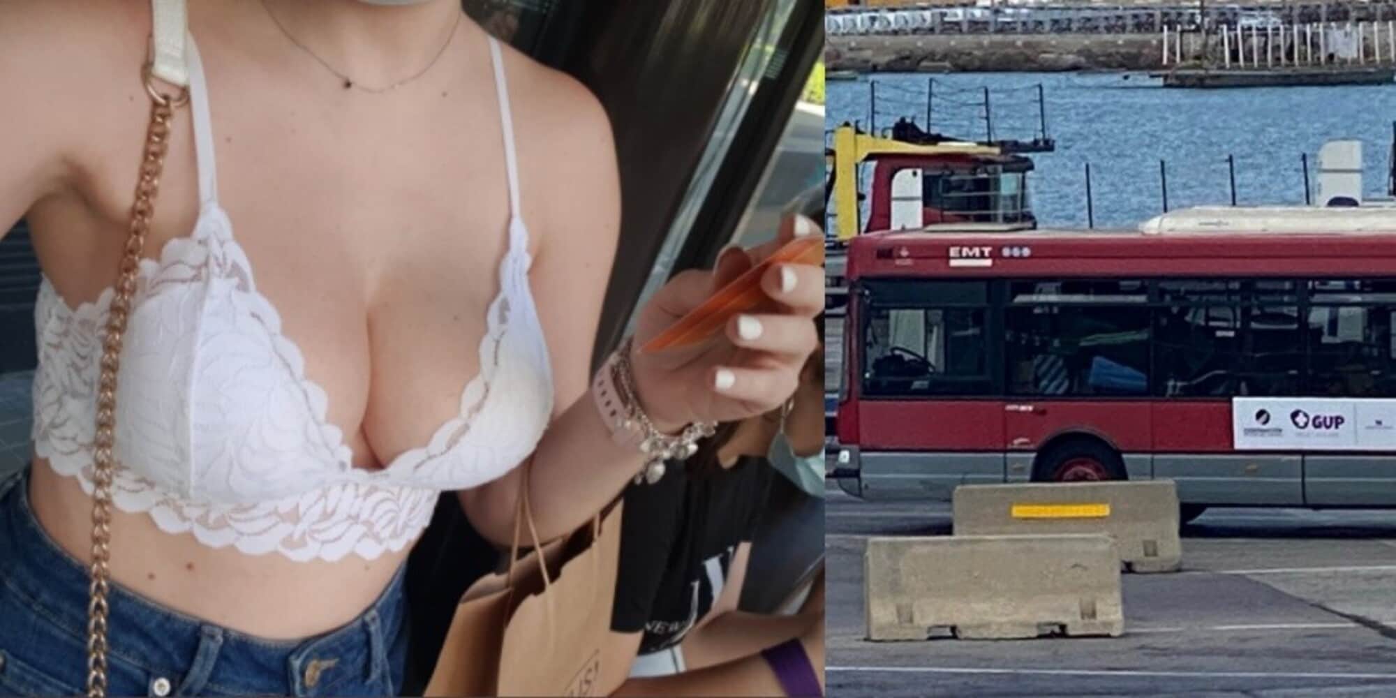 "Seno troppo in vista" e le vietano di salire sull'autobus