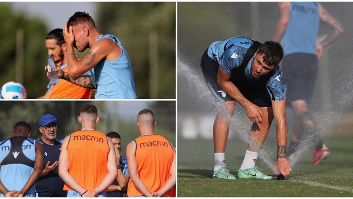 Il caldo non ferma la Lazio: Sarri prepara il test col Sassuolo