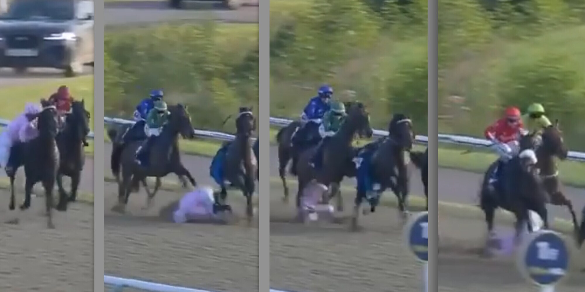 Ghiani, caduta da brividi