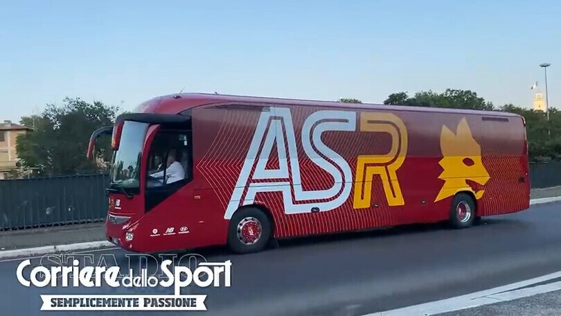 La Roma di Mourinho ha raggiunto l’Olimpico