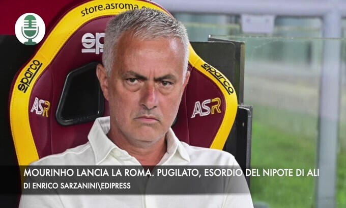 Mourinho lancia la Roma. Pugilato, esordio del nipote di Ali