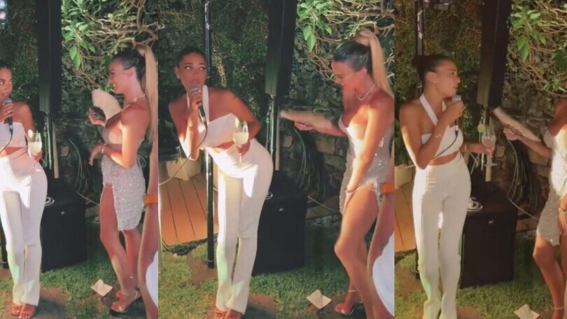 Elodie e Diletta, duetto sulle note di Mina