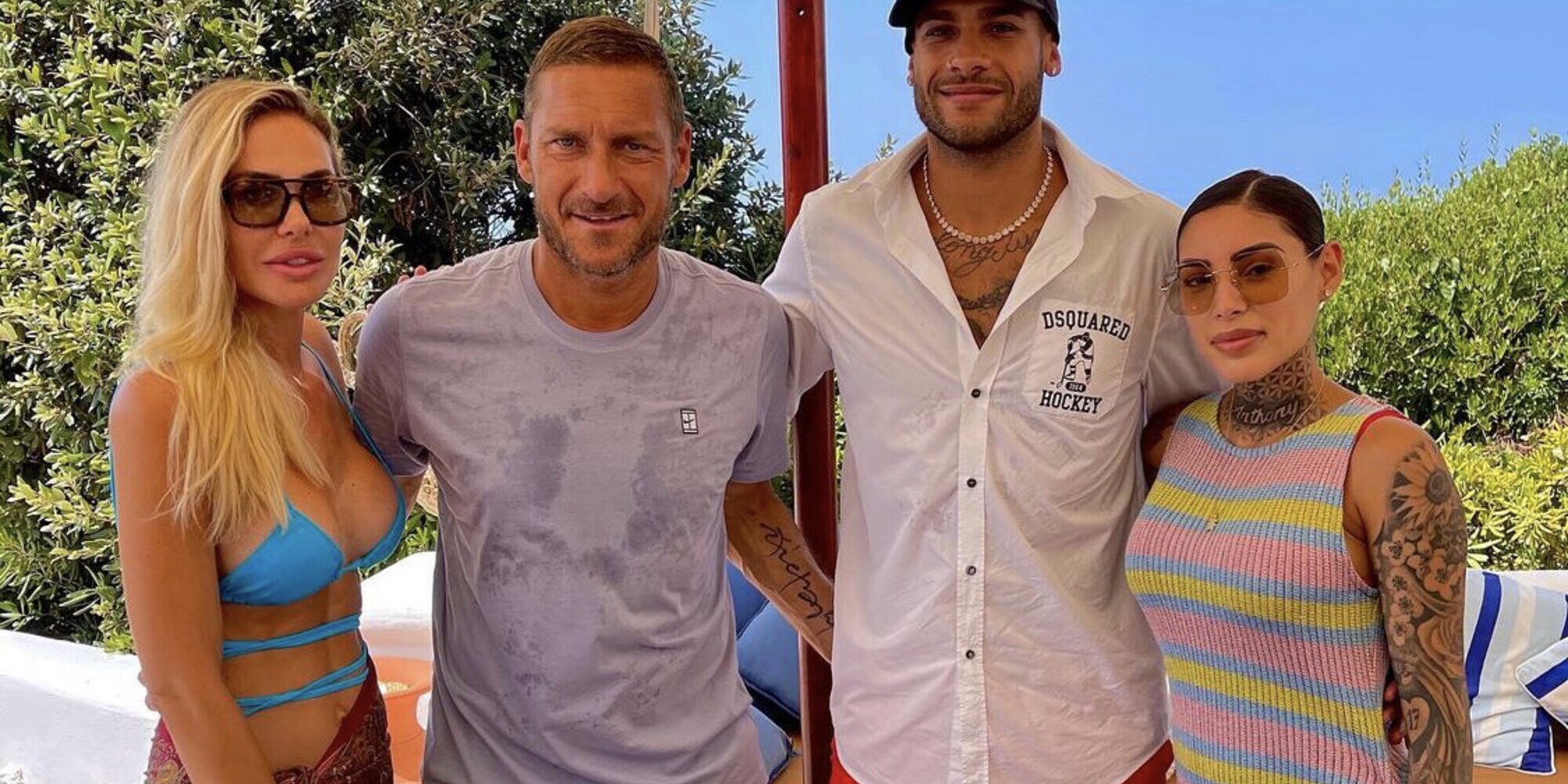 Sabaudia ritiro di campioni del Mondo: Totti e Jacobs in vacanza insieme