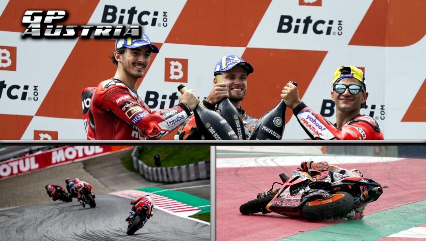 MotoGP: la pioggia esalta Binder in Austria, Zarco fa flop