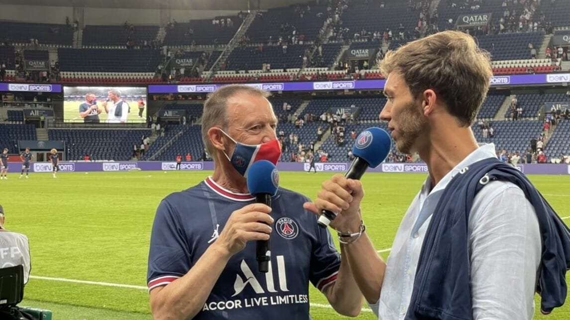 F1, Gasly tifoso speciale del PSG al Parc des Princes