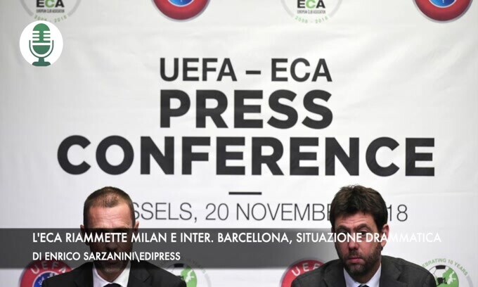 Eca, riammesse Milan ed Inter. Coppa Italia, clamorosa eliminazione