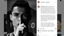 Sfogo CR7 su Instagram: "Penso solo al mio lavoro"