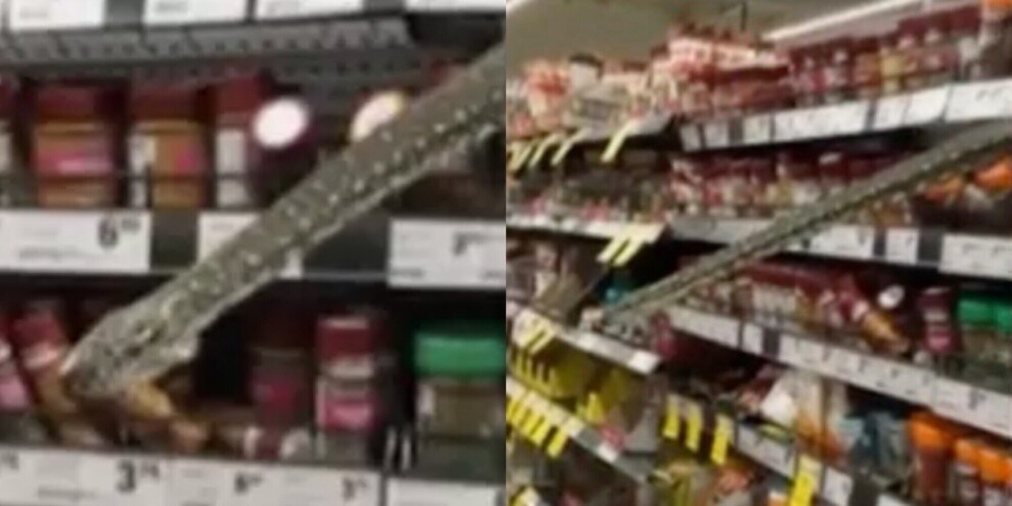 Choc in un supermercato: serpente di 3 metri sugli scaffali!