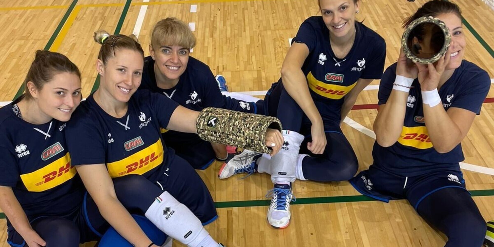 La nazionale di sitting entra nel villaggio di Tokyo