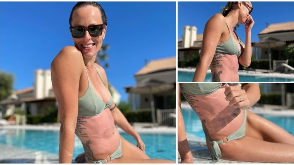 Federica Pellegrini: che scottatura in piscina