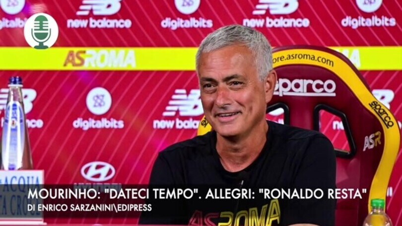 Mourinho: "Dateci tempo". Allegri: "Ronaldo resta"