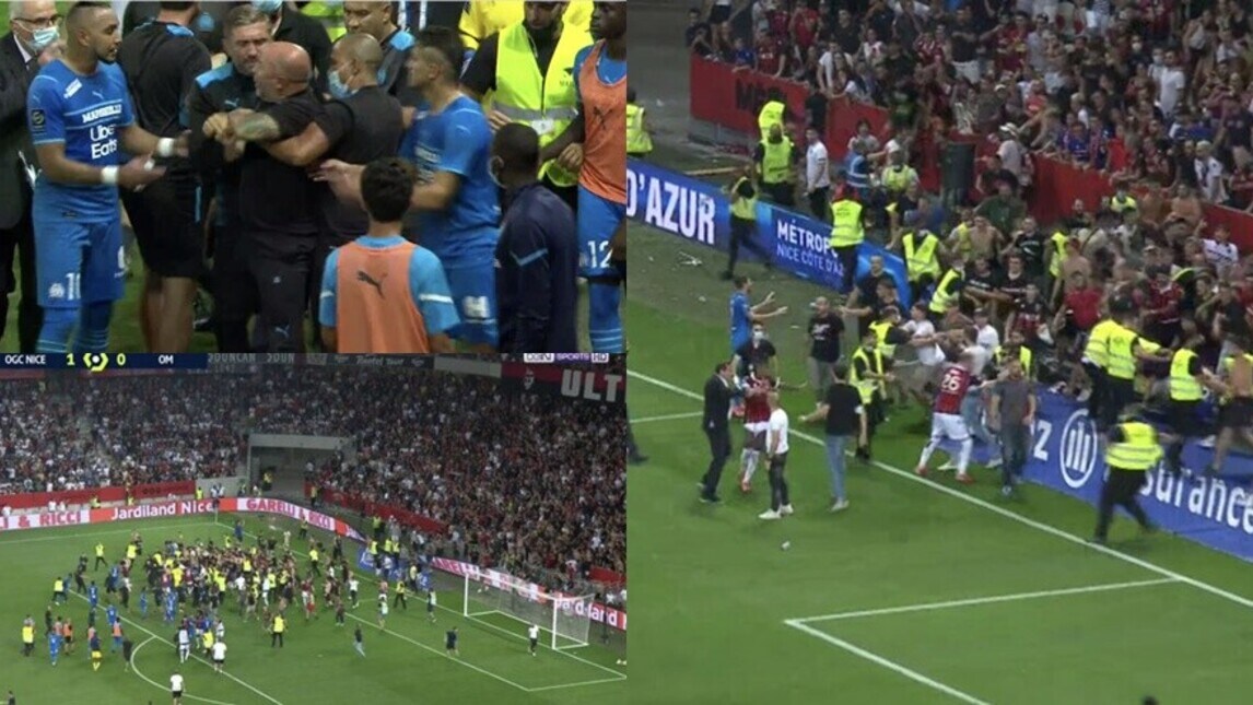 Sampaoli furioso e invasione di campo: è caos in Nizza-Marsiglia