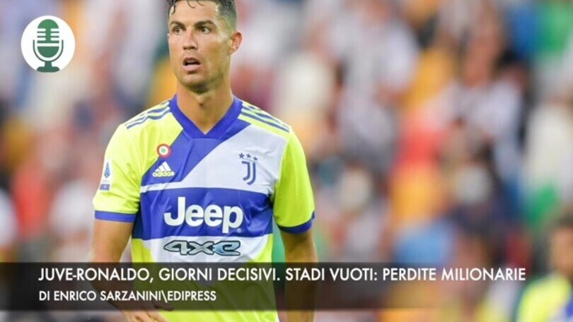 Juventus-Ronaldo, giorni decisivi. Stadi vuoti: perdite milionarie