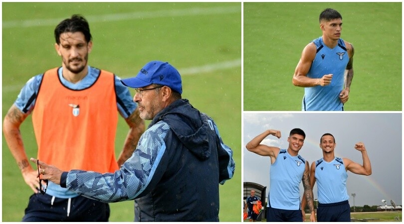 Lazio, Luis Alberto a lezione da Sarri. Correa, ultimo allenamento?