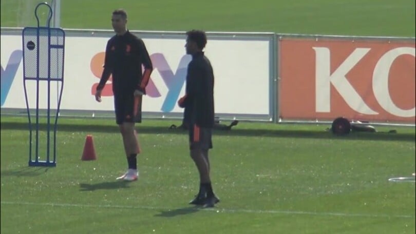 Juve, CR7 si ferma in allenamento: a rischo l'Empoli?