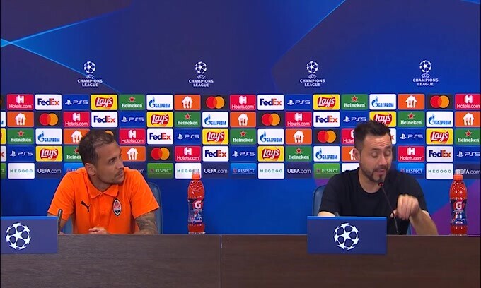 De Zerbi: "Neanche al Real Madrid lasciamo la palla"