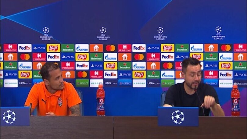 De Zerbi: "Neanche al Real Madrid lasciamo la palla"