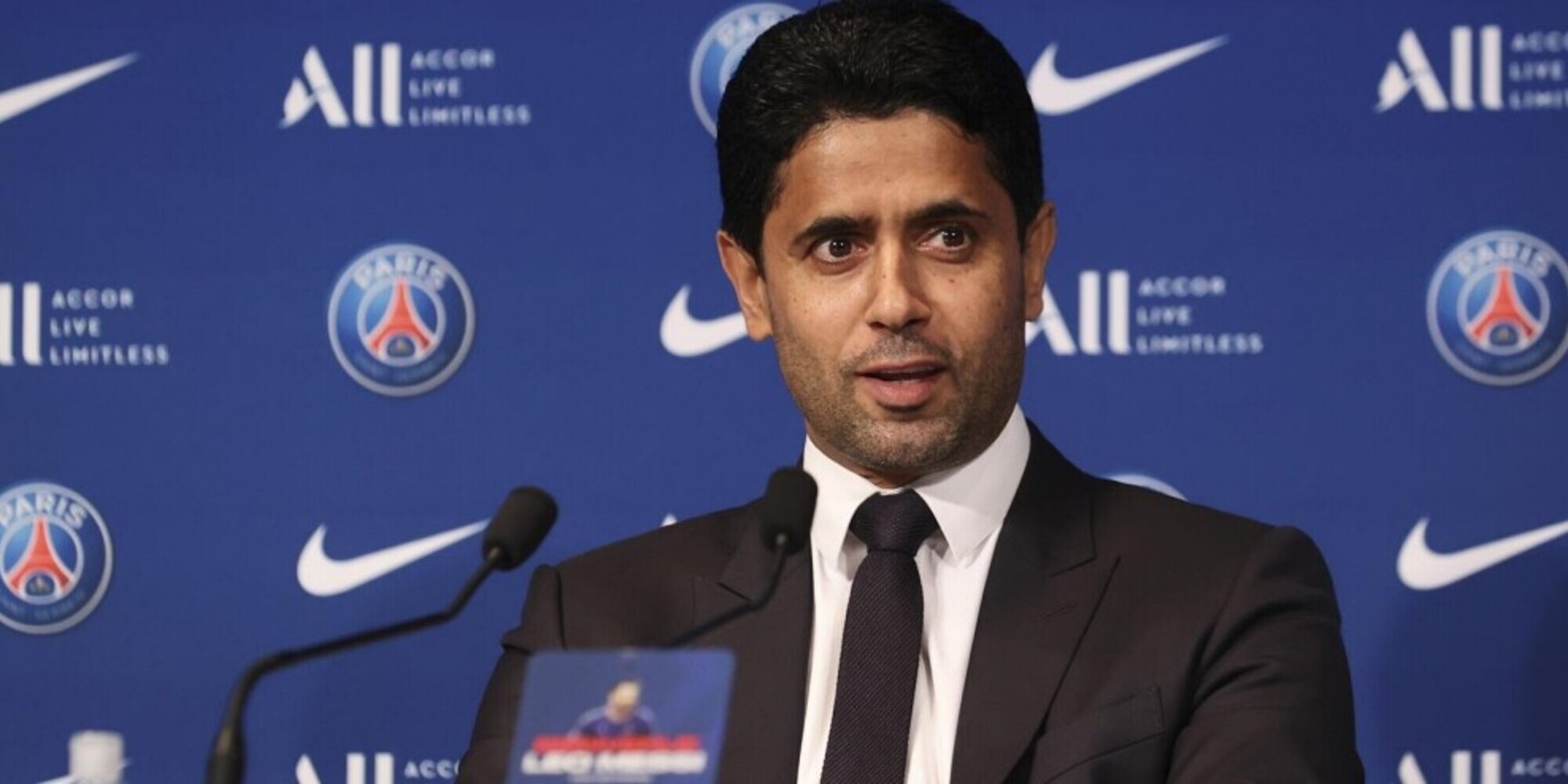 Psg, Al Khelaifi chiude su Ronaldo: "Non c'è stato nessun contatto"