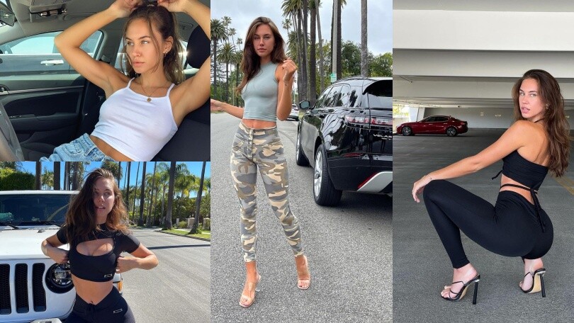 Brit Manuela, l'influencer con la passione per le auto fa impazzire i social
