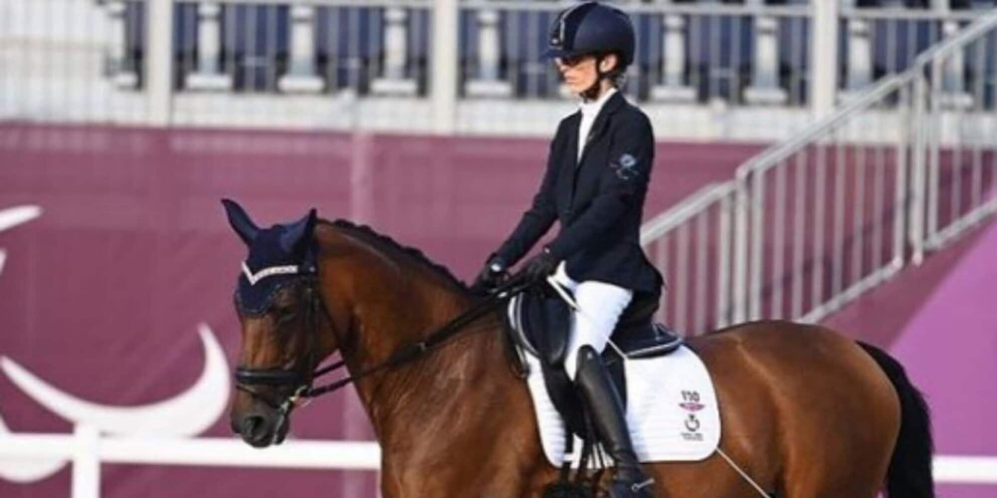 Paralimpiadi, equitazione: Sara Morganti è bronzo nel paradressage