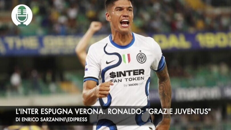 L'Inter espugna Verona. Ronaldo: "Grazie Juventus"