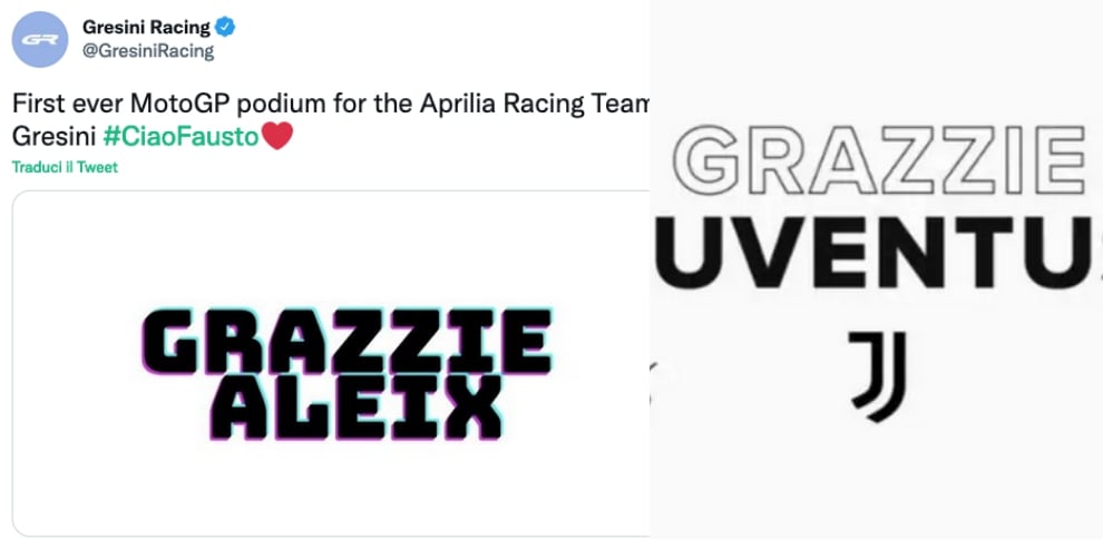In MotoGp spunta il "grazzie" di Ronaldo: il tweet è virale