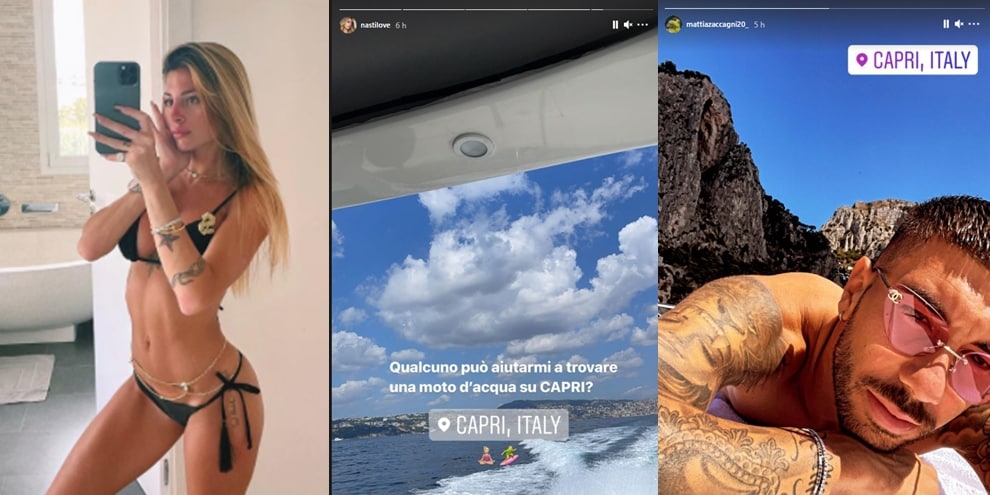 Zaniolo è dimenticato: Chiara Nasti a Capri con Zaccagni