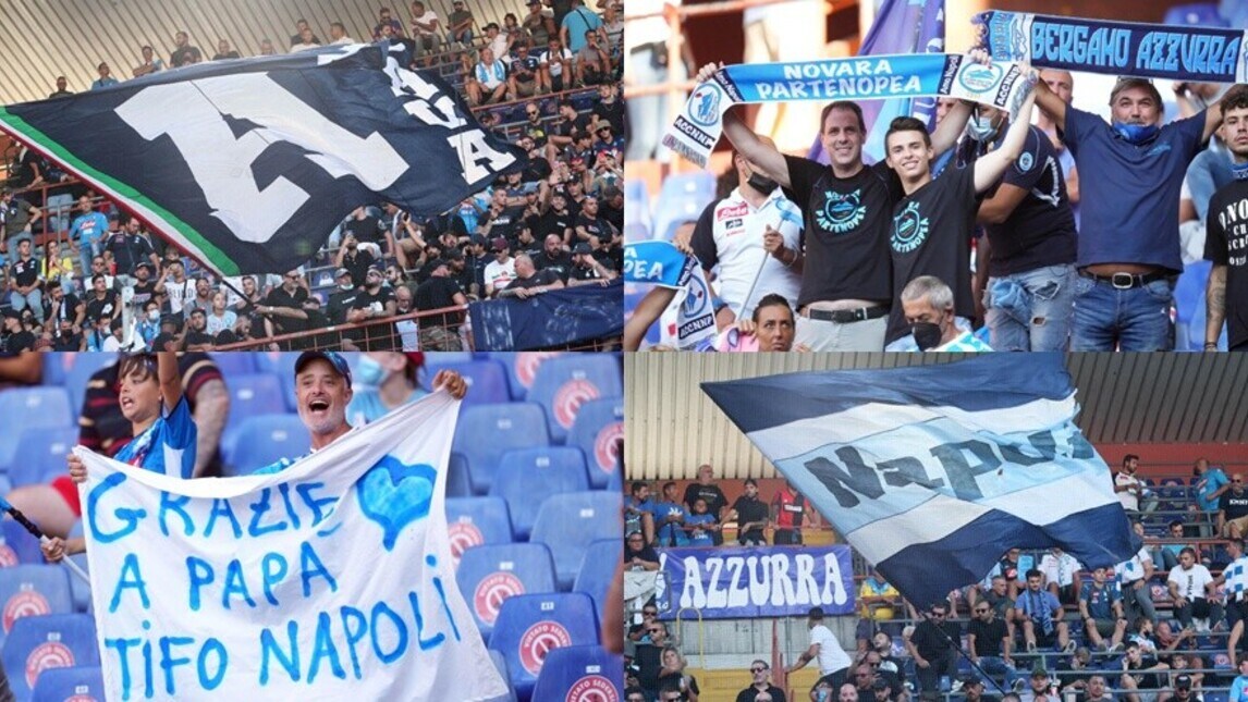 I tifosi del Napoli invadono il Ferraris: che entusiasmo sugli spalti
